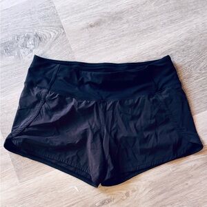 Lululemon Athletica Black speed up shorts
